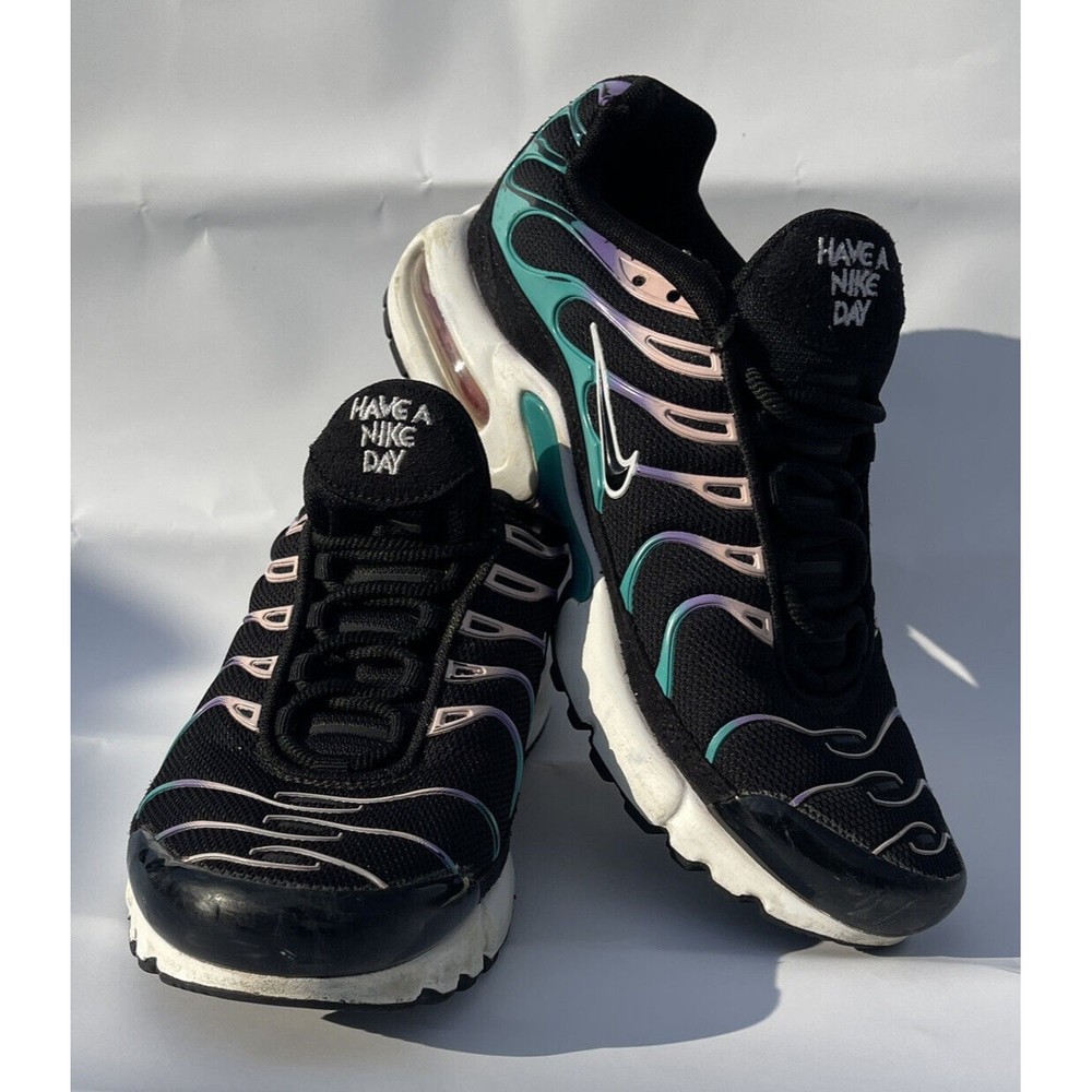 Nike Air Max TN Plus Have A Nike Day Sneakers Size 6Y or 7.5 W Shoes BQ7224-001